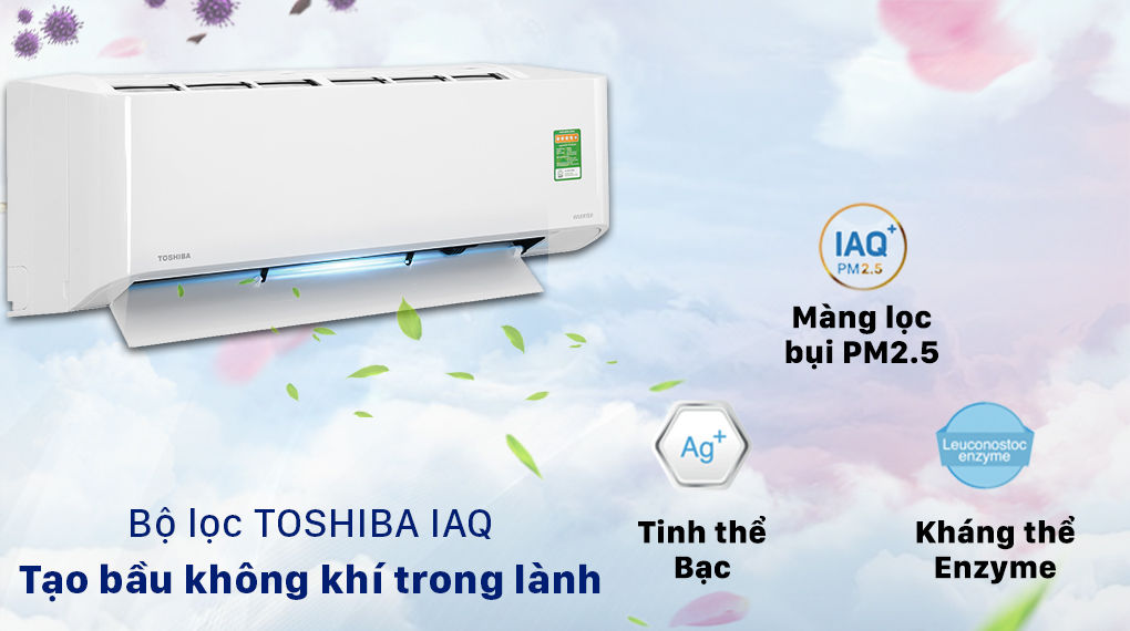 Máy lạnh Toshiba Inverter 1.5 HP RAS-H13L3KCVG-V