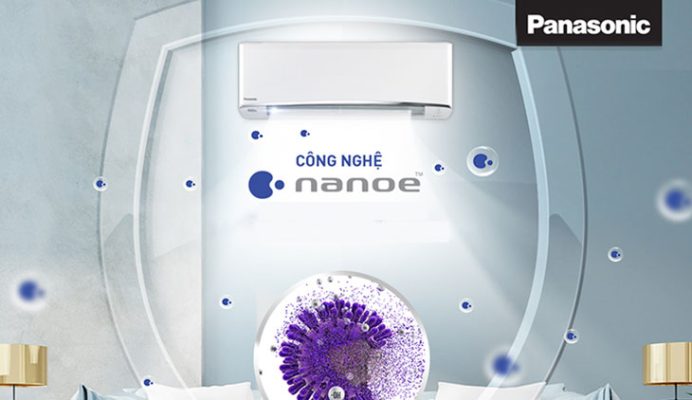 Công nghệ Nanoe-X mang đến không khí sạch và trong lành.