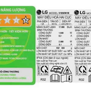 Máy lạnh LG Inverter 2 HP V18WIN1