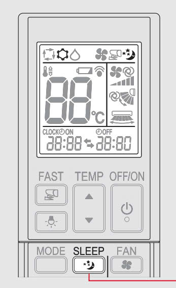 Remote Mitsubishi Electric model MSY-GR, MSY-JW, MSZ-HT.