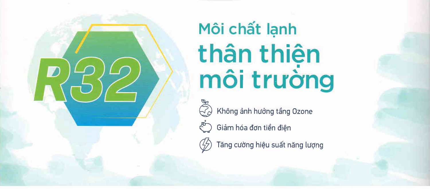 Gas R32 - Môi chất lạnh tiết kiệm năng lượng, thân thiện với môi trường