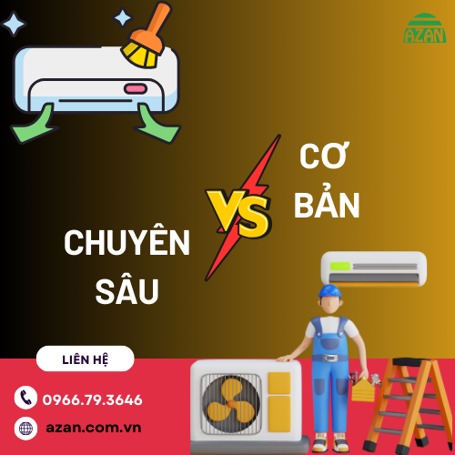 Vệ sinh máy lạnh cơ bản và chuyên sâu